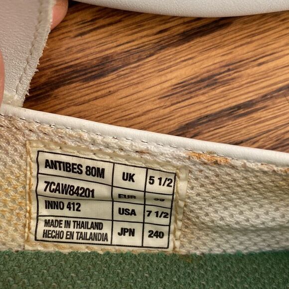 Lacoste Women’s 7.5 Ballerina Shoes Velcro Straps Gummy Toe Point - Picture 5 of 7